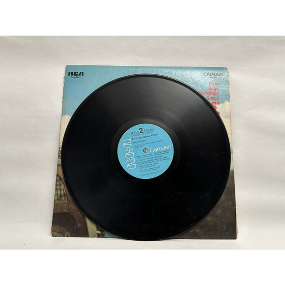 Elvis Presley - Elvis' Christmas Album -1970 RCA Camden Records MONO CAL-2428 - Picture 2 of 2